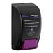 A black and purple SC Johnson Professional heavy-duty hand soap dispenser with a purple handle.
