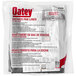 A white and red Oatey bag containing a gray shower pan liner kit.