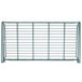 A Metro small wire grid shelf on a metal rack.