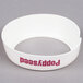 A white Tablecraft salad dressing dispenser collar with red "Poppyseed" text.