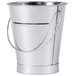 An American Metalcraft silver mini galvanized pail with a handle.