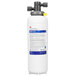 A white 3M High Flow Series water filtration system with black text and a black valve.