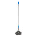 A Lavex duster brush with a white pole and a grey handle.