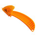 An orange CrewSafe Lizard safety utility knife with a plastic handle and blade.