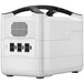 The white box of an EcoFlow RIVER Max Plus portable power station with black handles.