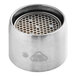 A stainless steel Eversteel faucet aerator with round holes.