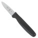 A Mercer Culinary Millennia paring knife with a black handle.