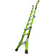 A green Little Giant Dark Horse 2.0 ladder with black handles.