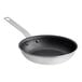 A close-up of a Vollrath Wear-Ever aluminum non-stick frying pan with a silver handle.