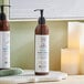 Two bottles of Soapbox DoveLok Sea Minerals and Blue Iris body wash on a counter.
