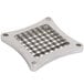 A metal square with holes for Nemco Easy Chopper II.