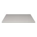 A Perfect Tables square stone table top in stone gray.