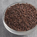A bowl of Bake-Stable Chocolate Sprinkles.