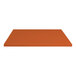 A rectangular tangerine Perfect Tables table top with a microtexture surface.