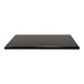 A black rectangular Perfect Tables hammertone copper table top.