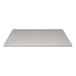 A Perfect Tables square stone table top in gray.