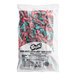 A bag of Trolli Very Berry Sour Brite Gummy Crawlers with blue and red candy on a white background.