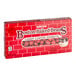 A red Boston Baked Beans candy box with white text.