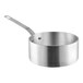 A silver Vollrath Wear-Ever saucepan with a plated handle.