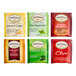 A Twinings variety pack of tea bags with green, yellow, and red packaging.