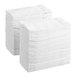 A stack of white Dixie mini fold paper napkins.