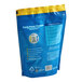 A blue and yellow bag of JoySuds Joy Blast Triple Power Dishwasher Pacs with text and images.
