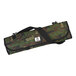 A camouflage bag with a black strap.