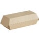 A rectangular cardboard box with a lid on a white background.