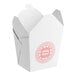A white paper take-out container with red text reading "Emperor's Select" on it.