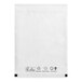 A white paper layflat shipping bag with black customizable text.