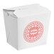 A white Emperor's Select Asian take-out container with red text and a red and white emblem.