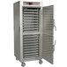 A stainless steel Metro C5 Series holding cabinet with Dutch doors.