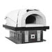 A Chicago Brick Oven hybrid pizza oven with a white cover over it.