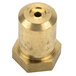 A brass threaded high elevation orifice for natural gas griddles.