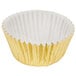 A white paper package of gold Ateco mini baking cups.