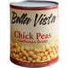 A case of 6 Bella Vista cans of chick peas.