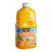 A case of 8 Langers Orange Juice bottles.