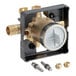 A Delta Faucet MultiChoice Universal Tub / Shower Valve Body with brass fittings and nuts.