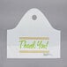 A white plastic LK Packaging take out bag with green "Thank You" text.