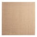A brown square single face corrugated cardboard sheet.