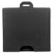 A black plastic case with a handle for full size pans.