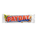 A white wrapped PAYDAY Peanut Caramel Candy Bar.