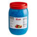 A blue jar of Fanale Blueberry Heart-Shaped Jelly Topping with a red lid.