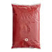A red plastic bag with a white logo for Red Gold Tomato Ketchup.