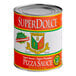 A #10 can of Stanislaus Super Dolce pizza sauce with a label.