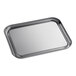 A silver rectangular tray lid with a stainless steel Matfer Bourgeat logo.