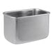 A silver stainless steel Matfer Bourgeat Japanese mini container.