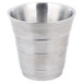 An American Metalcraft silver double wall wine bucket with a handle.