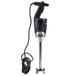 A black and silver Waring Quik Stik hand held electric immersion blender with cord.