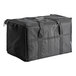A black Choice large insulated cooler bag with straps.